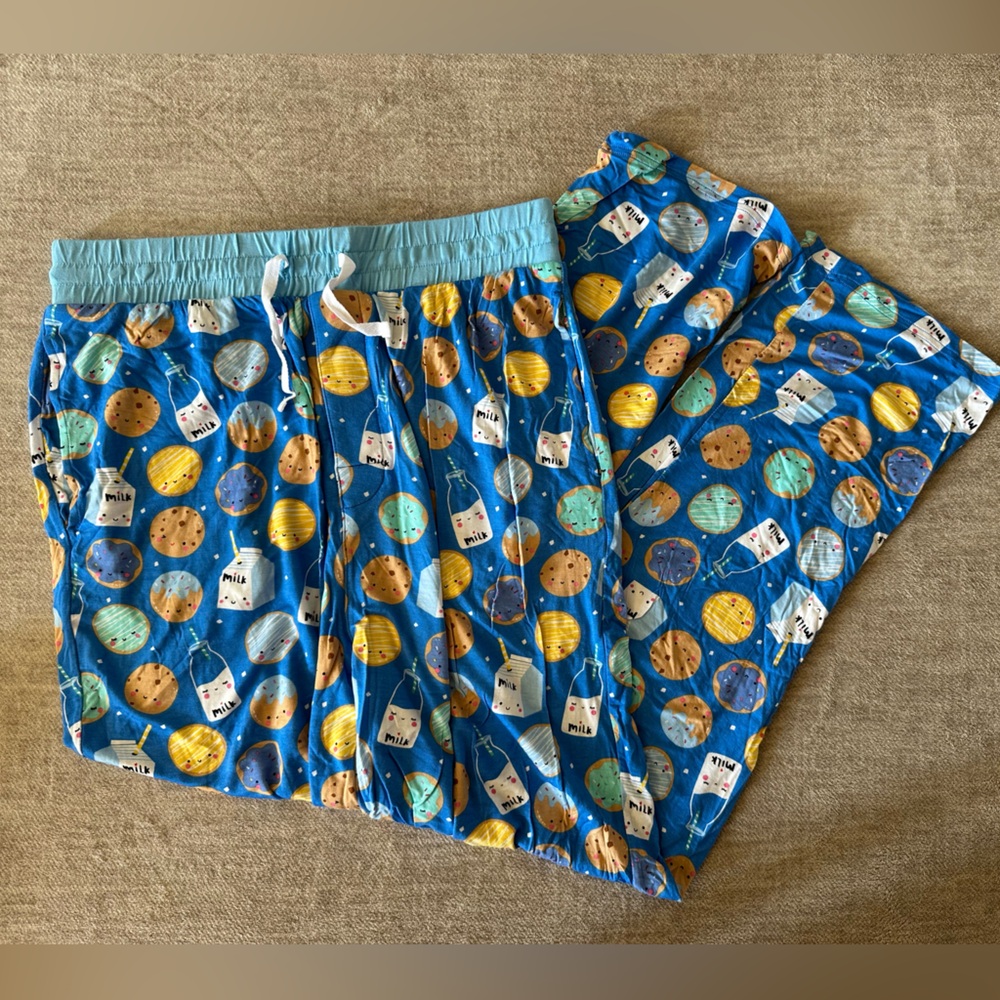Little Sleepies Milk And Cookies Mens Pajama Pants